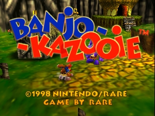 Banjo-Kazooie (Europe) (En,Fr,De) Title Screen